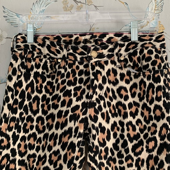 Kate Spade Broom Street Leopard Print Jeans - Picture 3 of 9